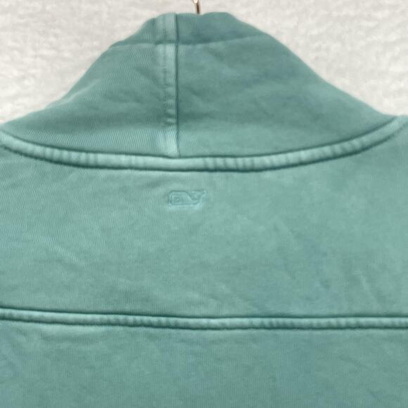 Vineyard Vines Pullover Womens XXS Green The Shep Shirt Cowl Neck Cotton Casual - Picture 6 of 11